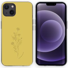 iMoshion Design Hülle für das iPhone 13 - Floral Lime