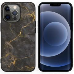 iMoshion Design Hülle für das iPhone 13 Pro - Black Marble
