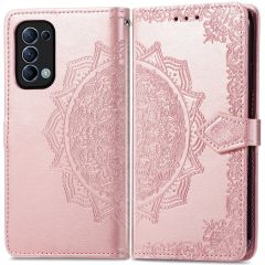 iMoshion Mandala Booktype-Hülle Oppo Find X3 Lite - Roségold