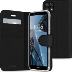 Accezz Wallet TPU Klapphülle für das Samsung Galaxy A22 (5G) - Schwarz