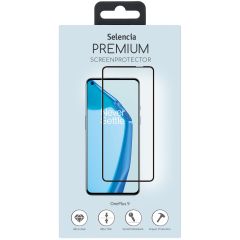 Selencia Premium Screen Protector aus gehärtetem Glas für das OnePlus 9 - Schwarz
