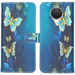 iMoshion Design TPU Klapphülle Nokia G10 / G20 - Blue Butterfly