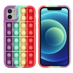 iMoshion Pop It Fidget Toy - Pop It Hülle iPhone 11 - Rainbow