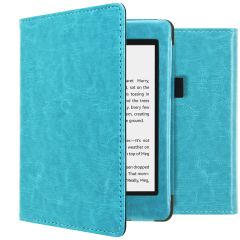 iMoshion Vegan Leather Klapphülle Amazon Kindle Paperwhite 4 - Hellblau