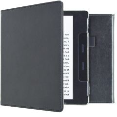 iMoshion Vegan Leather Klapphülle Amazon Kindle Oasis 3 - Schwarz
