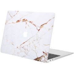 iMoshion Design Laptop Cover MacBook Pro 13 Zoll (2020) -White Marble