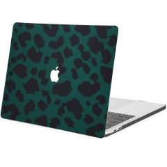 iMoshion Design Laptop Cover MacBook Pro 13 Zoll (2016-2019) - A1708 / A2159 - Green Leopard