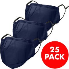iMoshion 25 pack - ﻿Wiederverwendbarer, waschbarer Mundschutz aus 3-lagigem Baumwollgewebe - Dunkelblau