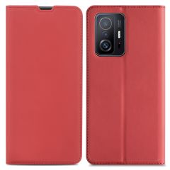 iMoshion Slim Folio Booklet für das Xiaomi 11T (Pro) - Rot