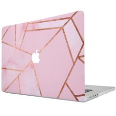 iMoshion Design Laptop Cover für das MacBook Pro 14 Zoll (2021) - Pink Graphic