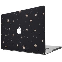 iMoshion Design Laptop Cover für das MacBook Pro 14 Zoll (2021) - Stars Gold