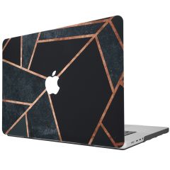 iMoshion Design Laptop Cover für das MacBook Pro 16 Zoll (2021) - Black Graphic