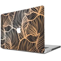 iMoshion Design Laptop Cover für das MacBook Pro 16 Zoll (2021) - Golden Leaves