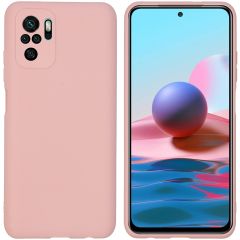iMoshion Color TPU Hülle für das Xiaomi Redmi Note 10 (4G) - Dusty Pink