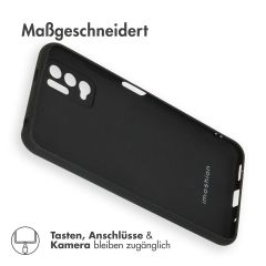 iMoshion Color TPU Hülle für das Xiaomi Redmi Note 10 (5G) - Schwarz