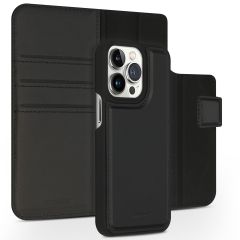 Accezz Premium Leather 2 in 1 Klapphülle für das iPhone 13 Pro - Schwarz