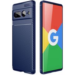 iMoshion Carbon-Hülle für das Google Pixel 7 Pro - Blau