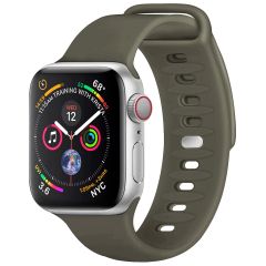 iMoshion Silikonband für das Apple Watch Series 1-9 / SE - 38/40/41mm - Olive Green