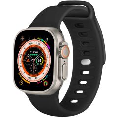 iMoshion Silikonband für das Apple Watch Series 1-8 / SE / Ultra - 42/44/45/49 mm - Schwarz