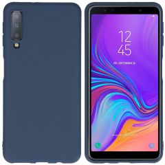 iMoshion Color TPU Hülle für das Samsung Galaxy A7 (2018) - Dunkelblau