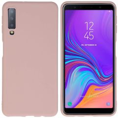 iMoshion Color TPU Hülle für das Samsung Galaxy A7 (2018) - Dusty Pink