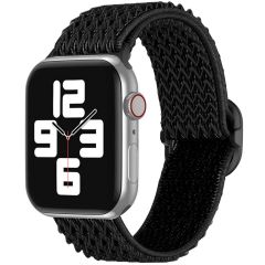 iMoshion Elastische Nylonarmband für das Apple Watch Series 1-8 / SE - 38/40/41mm - Schwarz