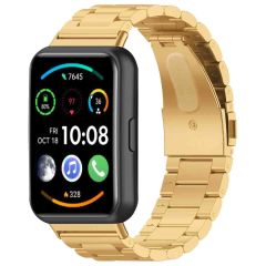 iMoshion Edelstahlarmband für das Huawei Watch Fit 2 - Gold