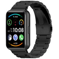 iMoshion Edelstahlarmband für das Huawei Watch Fit 2 - Schwarz