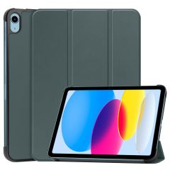 iMoshion Trifold Klapphülle für das iPad 10.9 (2022) - Dunkelgrün