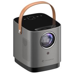iMoshion ﻿Mini Projektor - Mini Beamer WiFi und Chromecast - 3400 Lumen - Grau