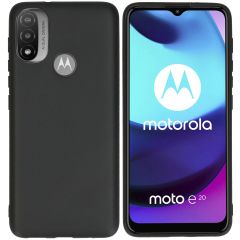 iMoshion Color TPU Hülle für das Motorola Moto E20 - Schwarz