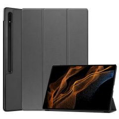 iMoshion Trifold Bookcase für das Samsung Galaxy Tab S8 Ultra - Grau
