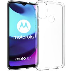 Accezz TPU Clear Cover Transparent für das Motorola Moto E20