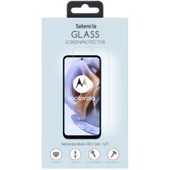 Selencia Displayschutz aus gehärtetem Glas für das Motorola Moto G31 / G41 / G71