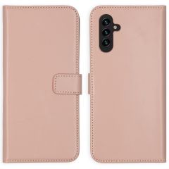 Selencia Echtleder Klapphülle für das Samsung Galaxy A13 (5G) / A04s - Dusty Pink