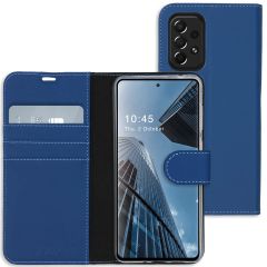 Accezz Wallet TPU Booklet für das Samsung Galaxy A73 - Dunkelblau