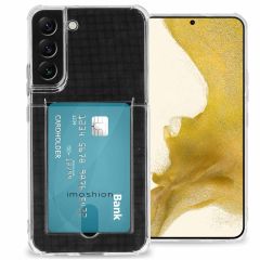iMoshion Soft Case Back Cover mit Kartenfach für das Samsung Galaxy S22 Plus - Transparent