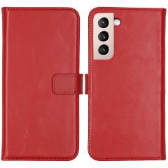 Selencia Echtleder Booktype Hülle für das Samsung Galaxy S22 Plus - Rot