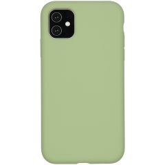 Accezz Liquid Silikoncase Grün für das iPhone 11