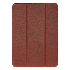 Decoded Leather Slim Cover für das iPad Air (2022 / 2020) - Braun