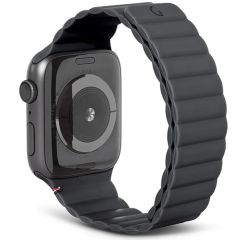 Decoded Silicone Magnetic Traction Strap Lite für Apple Watch Series 1-8 / SE / Ultra - 42/44/45/49 mm - Charcoal