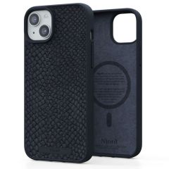 Njorð Collections Salmon Leather MagSafe Case für das iPhone 15 Plus - Black