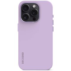 Decoded Silikon-Case MagSafe für das iPhone 15 Pro - Violett