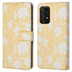 iMoshion ﻿Design Klapphülle für das Samsung Galaxy A52(s) (5G/4G) - Yellow Flowers