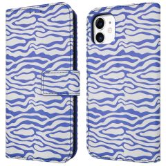 iMoshion ﻿Design Klapphülle für das iPhone 11 - White Blue Stripes