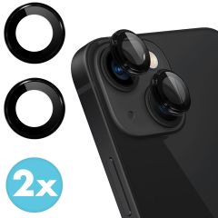 iMoshion ﻿2er-Pack Objektivschutz für Kamera für das iPhone 13 - Schwarz