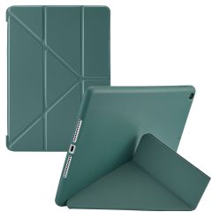 iMoshion Origami Klapphülle für das iPad 9 (2021) 10.2 Zoll / iPad 8 (2020) 10.2 Zoll / iPad 7 (2019) 10.2 Zoll - Dunkelgrün