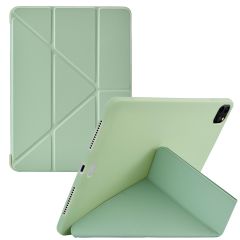 iMoshion Origami Klapphülle für das iPad Air 11 Zoll (2024) M2 / Air 5 (2022) / Air 4 (2020) / Pro 11 (2018 / 2020 / 2021 / 2022) - Hellgrün