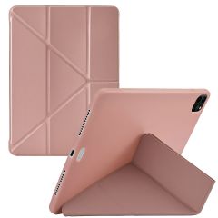 iMoshion Origami Klapphülle für das iPad Air 11 Zoll (2024) M2 / Air 5 (2022) / Air 4 (2020) / Pro 11 (2018 / 2020 / 2021 / 2022) - Rose Gold