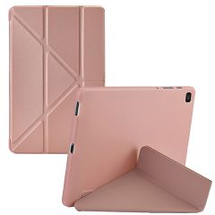 iMoshion Origami Klapphülle für das Samsung Galaxy Tab S6 Lite / Tab S6 Lite (2022) / Tab S6 Lite (2024) - Rose Gold
